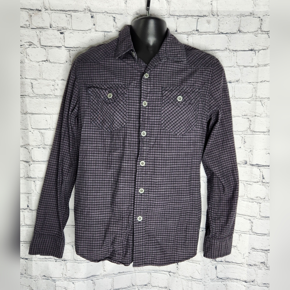 Converse Allstar Men's‎ Long Sleeve Button Down Size Small